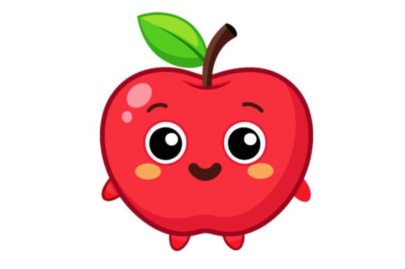 Apple Cartoon on White Background: The Ultimate Guide to Versatile Vector Design Assets