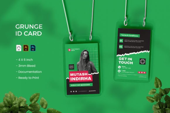 Evaluating the Green Grunge - ID Card for Modern Corporate Identity Needs