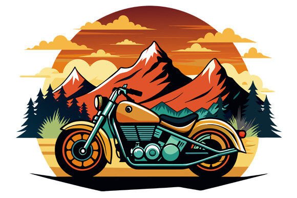 Motorcycle Ride T-shirt Design Ideas