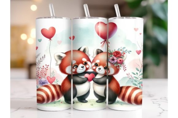 Raccoon Valentine 20oz Skinny Tumbler: A Versatile Digital Asset for Creative Projects